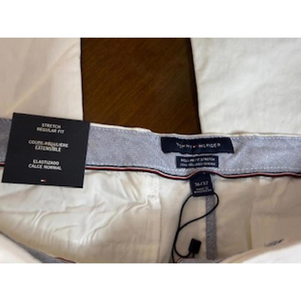 Tommy Hilfiger‎ Men's Casual Pants White Size 36x32 NEW NWT - Picture 7 of 8